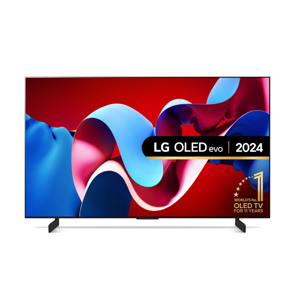 LG OLED77C46LA 77 Inch C4 4K Ultra HD HDR OLED evo Smart TV 2024