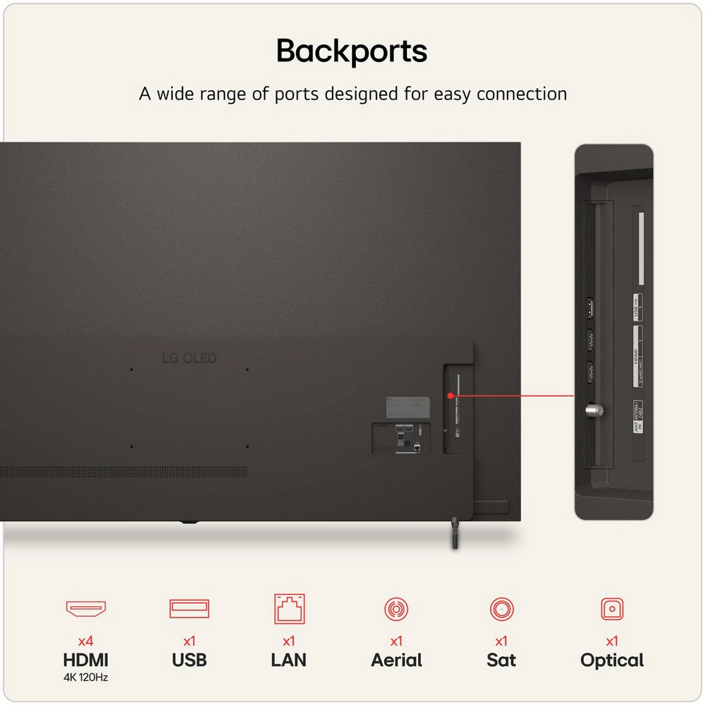 LG OLED77B6ELC 77 Inch OLED AI B6 4K Ultra HD HDR Smart TV 2026