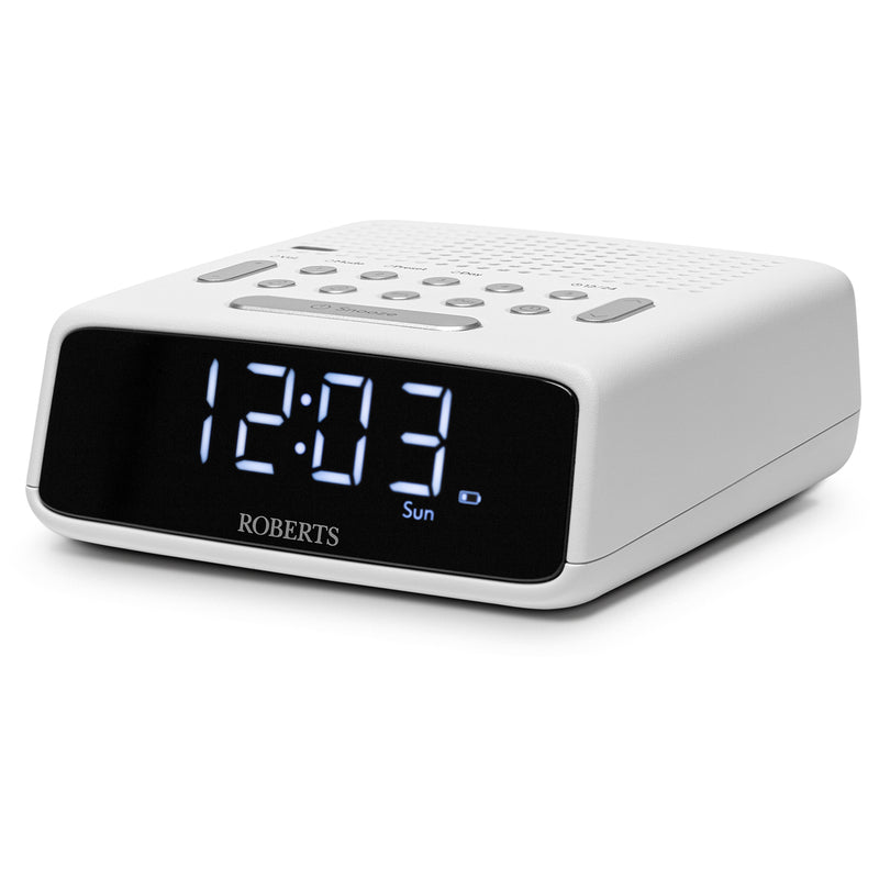 Roberts Ortus FM Alarm Clock Radio White