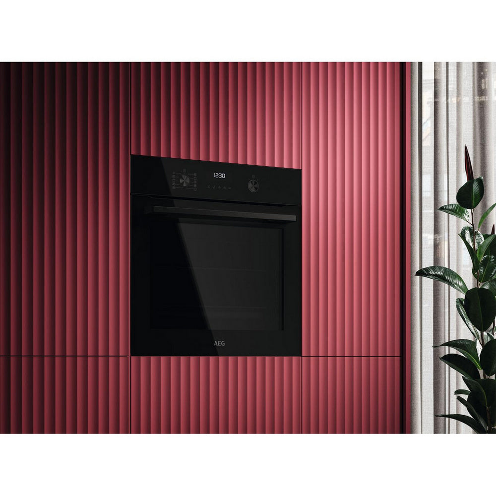 AEG Series 5000 OU5PB40XK SurroundCook Built In Electric Single Oven Black