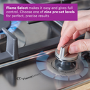 Bosch Series 6 PCP6A5I90 60cm Gas Hob Stainless Steel