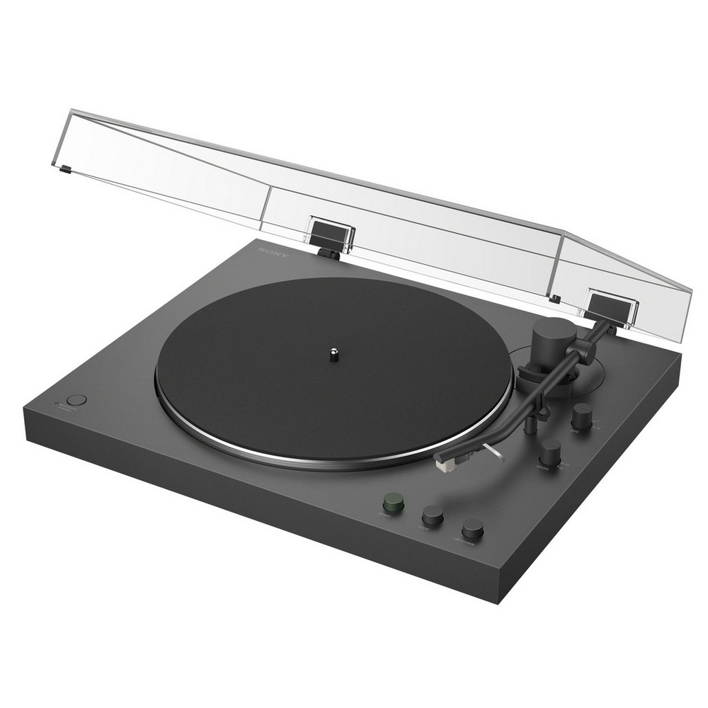 Sony PSLX3BT Fully Automatic Bluetooth Turntable with Mitchell Acoustics uStream One (MK1) Active Speakers HiFi Package