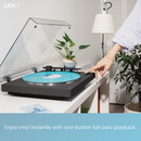 Sony PSLX3BT Fully Automatic Bluetooth Turntable with Mitchell Acoustics uStream Two (MK1) Active Speakers HiFi Package