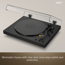 Sony PSLX5BT Fully Automatic Bluetooth Turntable with SRSULT30B ULT Field 3 Wireless Bluetooth Speakers Pair Hi-Fi Package