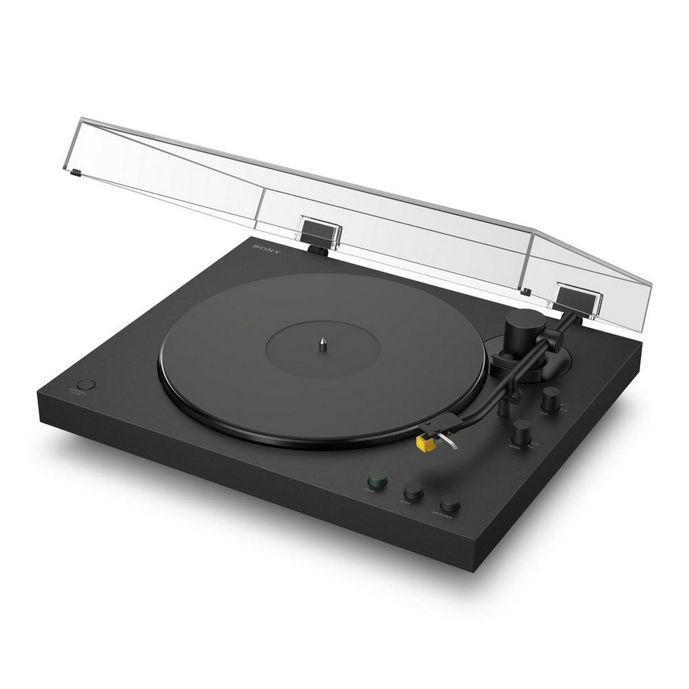 Sony PSLX5BT Fully Automatic Bluetooth Turntable with SRSULT30B ULT Field 3 Wireless Bluetooth Speakers Pair Hi-Fi Package