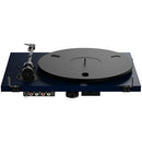 Pro-Ject E1.2 BT Bluetooth Belt Driven Turntable with Built-in Phono Preamp - Satin Steel Blue