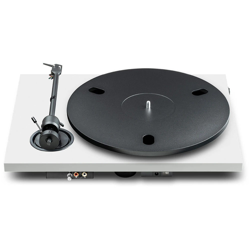 Pro-Ject E1.2 Phono Belt Driven Turntable with Built-in Phono Preamp - Satin White