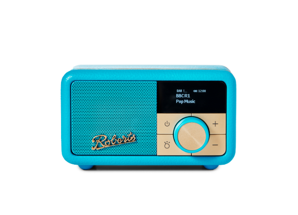 Roberts Revival Petite DAB DAB+ Bluetooth Rechargeable Digital Radio Electric Blue