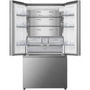 Hisense RF815N4SESE Freestanding Total No Frost Plumbed American Fridge Freezer Stainless Steel
