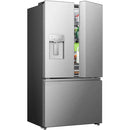 Hisense RF815N4SESE Freestanding Total No Frost Plumbed American Fridge Freezer Stainless Steel