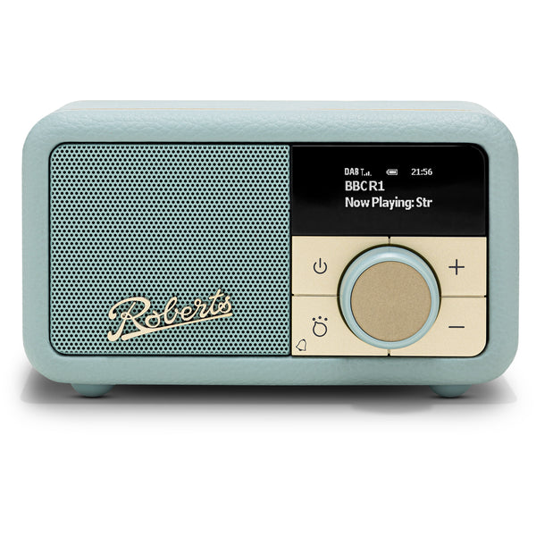 Roberts Revival Petite 2 DAB DAB+ Bluetooth Rechargeable Digital Radio Duck Egg