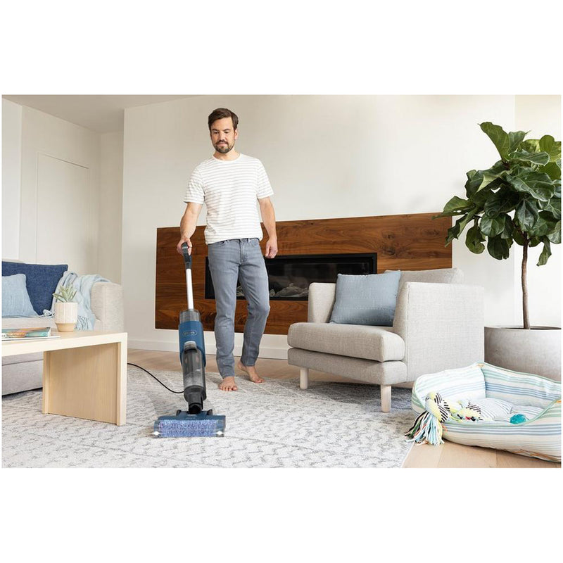 Shark WD110UK HydroVac Wet & Dry Hard Floor Vacuum Cleaner - Navy Blue Open Box Clearance