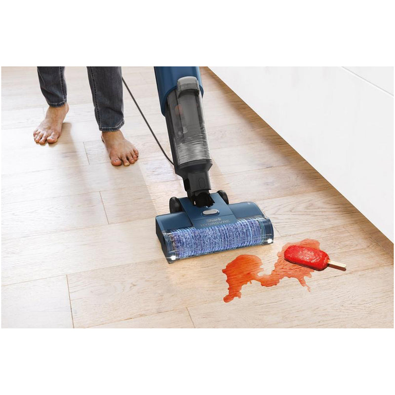 Shark WD110UK HydroVac Wet & Dry Hard Floor Vacuum Cleaner - Navy Blue Open Box Clearance