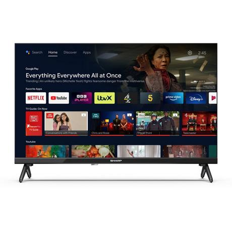 Sharp 1T-C24FH2KL2AB 24 Inch HD Ready LED Android Smart TV 2023