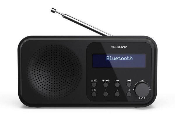 Sharp DRP420 Wireless DAB Radio Black