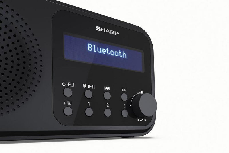 Sharp DRP420 Wireless DAB Radio Black