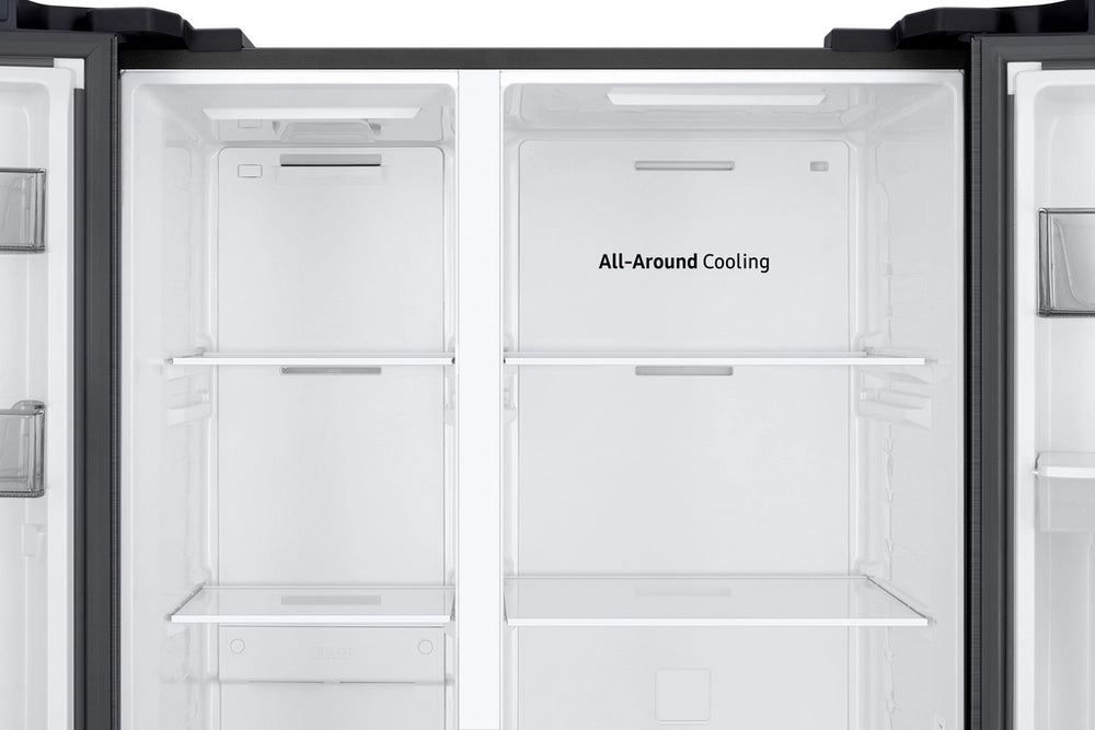 Samsung RS57DG410EB4EU Bespoke AI Series 7 SpaceMax Smart American-Style Fridge Freezer Black