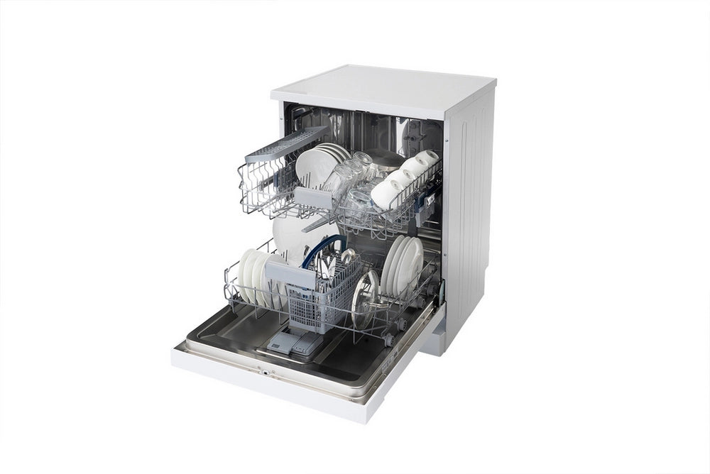 Sensis DWF0214FSDWA Freestanding Full Size Dishwasher White with 14 Place Settings