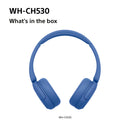Sony WH-CH530 Wireless On-Ear Bluetooth Headphones Blue