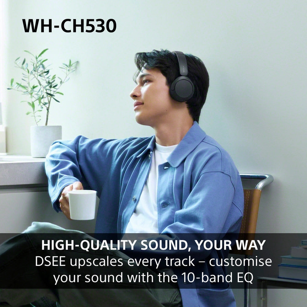 Sony WH-CH530 Wireless On-Ear Bluetooth Headphones Mint Green