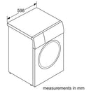 Bosch WAN28255GB Series 4 9kg 1400 Spin Freestanding Front Load Washing Machine White