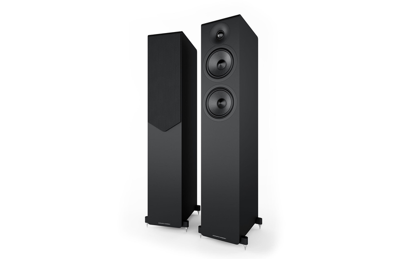Acoustic Energy AE309 MK2 Floorstanding Speakers Pair Matt Black Black