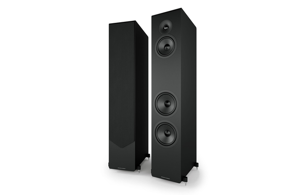 Acoustic Energy AE320 MK2 Floorstanding Speakers Pair Matt Black Black