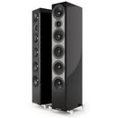 Acoustic Energy AE520 Floorstanding Speakers Pair Piano Gloss Black Black