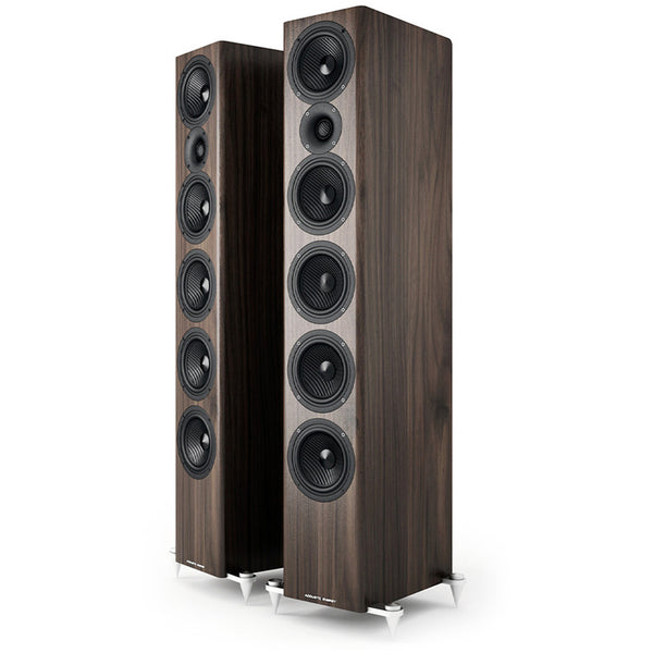 Acoustic Energy AE520 Floorstanding Speakers Pair Walnut Wood Veneer Walnut Wood Veneer