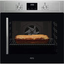 AEG 3000 Series BCX335R11M Surround Cook Electric Single Built in Oven with Retractable Dials in Stainless Steel