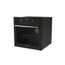 AEG 3000 Series BEX535A61B Air Fry Electric Single Built in Oven with Retractable Dials in Black