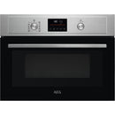 AEG 3000 Series KMX365060M Combi Quick Built In Compact Electric Oven with Microwave in Stainless Steel