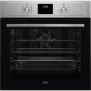 AEG 3000 Sreies BEX33501EM Surround Cook Electric Single Built in Oven with Retractable Dials in Stainless Steel
