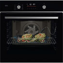 AEG 5000 Series GA5CB501AB Surround Cook with Steam Bake Electric Single Built in Oven with Retractable Dials Black