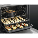 AEG 6000 Series BPS355061M Steam Bake Electric Single Built in Oven with Retractable Dials in Stainless Steel
