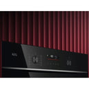 AEG 6000 Series CombiQuick TK6NK501B Compact Built in Microwave Combination Oven Black