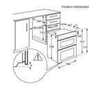 AEG 6000 Series DUB535060B Sround Cook Built Under Electric Double Oven in Black