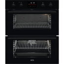 AEG 6000 Series DUB535060B Sround Cook Built Under Electric Double Oven in Black