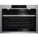 AEG 8000 Series KME565060M Combi Quick Compact Built In Microwave Combination Oven in Stainless Steel