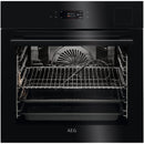 AEG 9000 Series BSK798280B Steam Pro Electric Single Built in Oven with Touch Controls Black