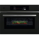 AEG 9000 Series TK9NK821T Compact Built in Microwave Combination Oven Black