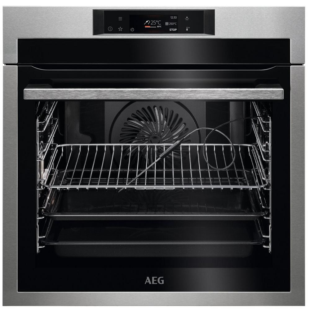 AEG BPE742380M 59.5cm Built In Electric Single Oven - Anti-Fingerprint stainless steel