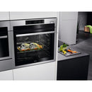 AEG BSE782380M 59.5cm Built In Electric Single Oven Anti Fingerprint Stainless Steel