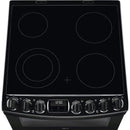 AEG CCB6741ACB Steam Bake 60cm Freestanding Electric Cooker with Ceramic Hob in Black