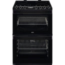 AEG CCB6741ACB Steam Bake 60cm Freestanding Electric Cooker with Ceramic Hob in Black