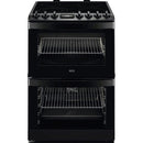 AEG CCB6741MCB 6000 Series Steam Bake 60cm Freestanding Electric Cooker with Ceramic Hob in Black