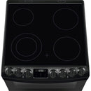 AEG CCB6741MCB 6000 Series Steam Bake 60cm Freestanding Electric Cooker with Ceramic Hob in Black