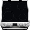 AEG CCX6540ACM 5000 Surround Cook 60cm Freestanding Electric Cooker with Ceramic Hob in Stainless Steel