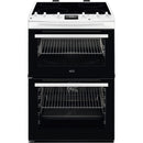 AEG CCX6540ACW 5000 Series Surround Cook 60cm Freestanding Electric Cooker with Ceramic Hob in White
