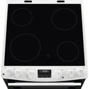 AEG CCX6540ACW 5000 Series Surround Cook 60cm Freestanding Electric Cooker with Ceramic Hob in White